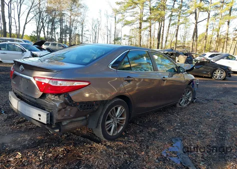 2015 Toyota Camry Se from USA, damaged, VIN 4T1BF1FK2FU892707